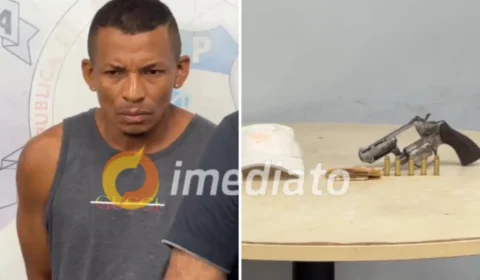 Líder do CV, vulgo ‘Cabral’, é preso com revólver durante operação no bairro Jorge Teixeira