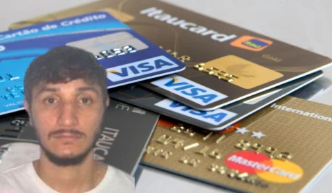 Suspeito de aplicar golpes com cartões clonados e causar prejuízo de R$ 200 mil é procurado pela polícia
