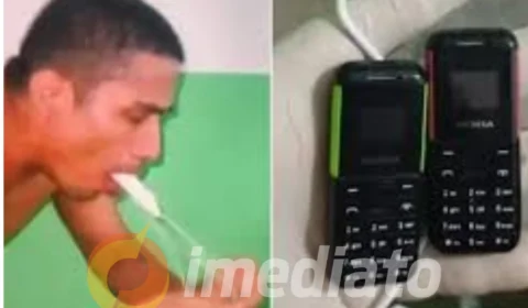 Detento é flagrado com celulares no estômago em presídio de Itaitinga