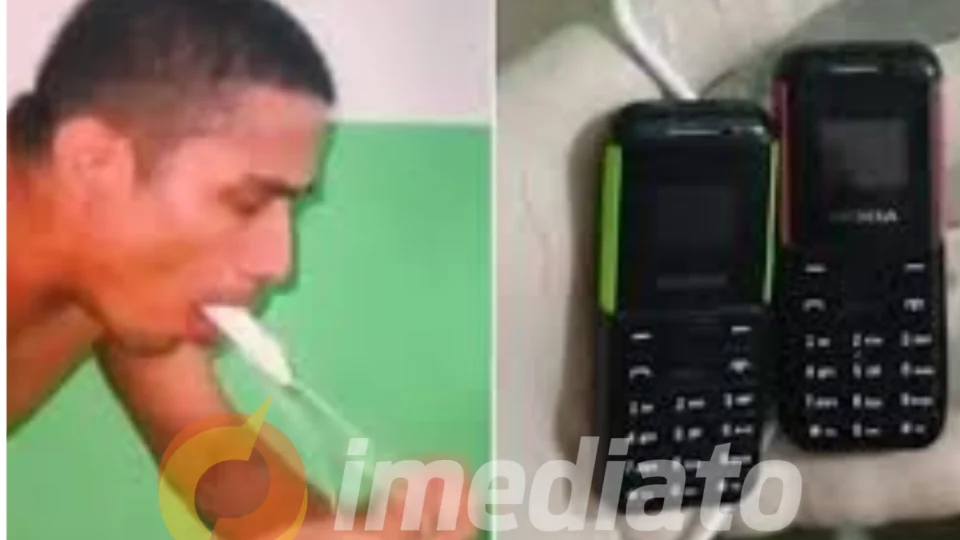 Detento é flagrado com celulares no estômago em presídio de Itaitinga