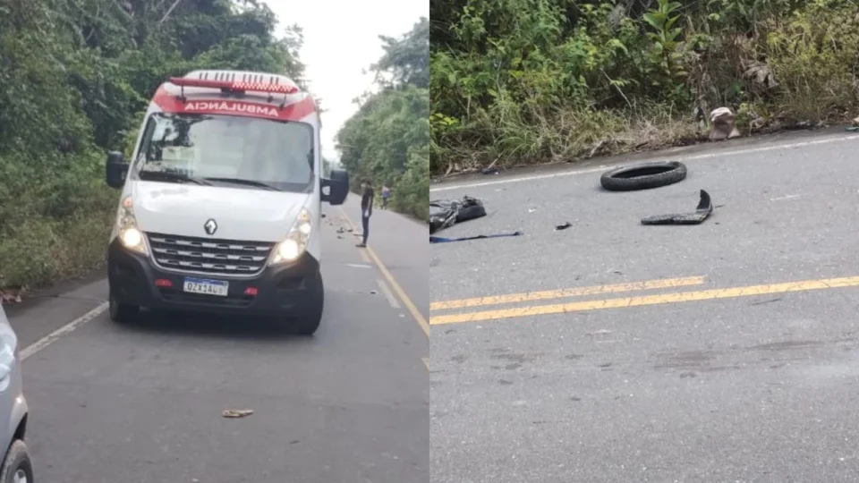 Casal morre em colisão na rodovia AM-363, entre Manaus e Silves