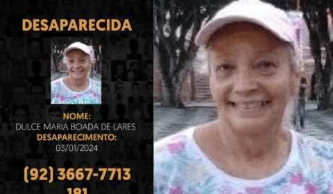 Polícia Civil pede ajuda para localizar idosa desaparecida em Manaus
