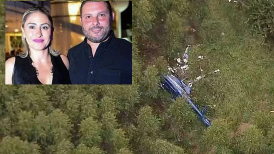 Helicóptero cai em São Paulo e deixa dois mortos e dois sobreviventes