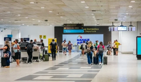 Aeroporto de Manaus registra aumento de 10% no número de passageiros em 2024
