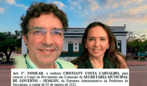 Mário Abrahim nomeia esposa para cargo na Prefeitura de Itacoatiara