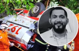 Terceira vítima de capotamento de ambulância do Samu na BR-174 morre após 13 dias de internação