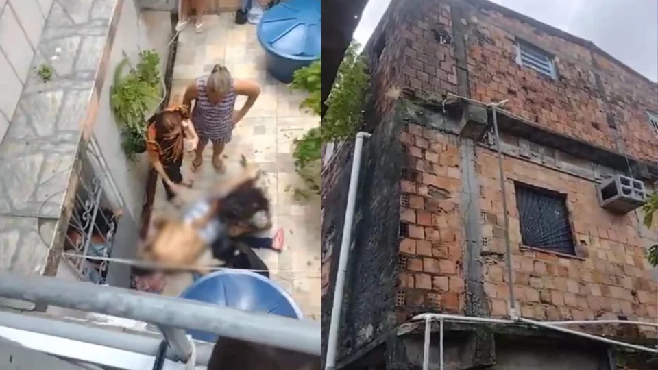 Homem morre após cair de laje enquanto consertava cano em Manaus