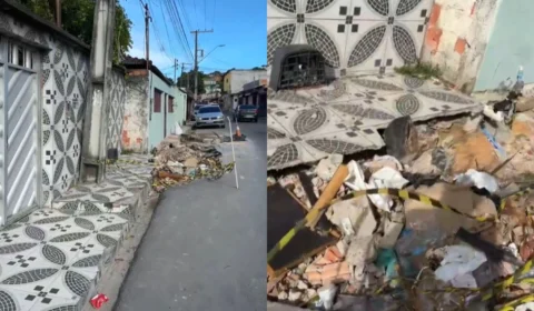 Buraco em rua do bairro Riacho Doce gera transtornos para moradores em Manaus