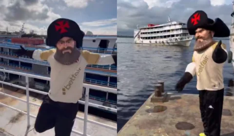 Após 24 horas de viagem, torcedores de Parintins chegam a Manaus para assistir ao Vasco na Arena da Amazônia