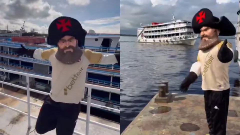 Após 24 horas de viagem, torcedores de Parintins chegam a Manaus para assistir ao Vasco na Arena da Amazônia