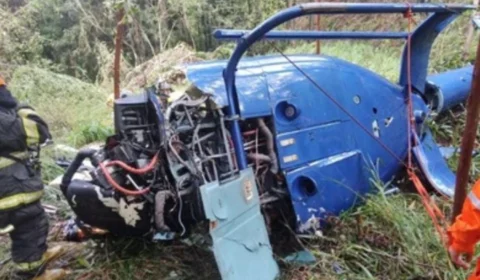 Tragédia em SP: Queda de helicóptero mata casal e deixa piloto e criança feridos