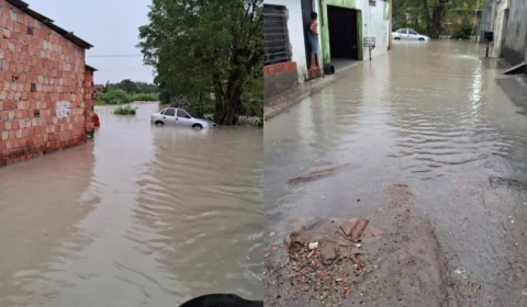 Chuva forte causa alagamentos em Manaus e afeta diversos bairros