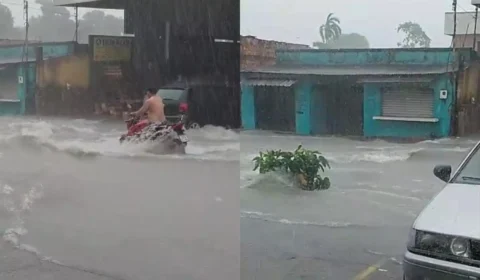 Chuva causa 13 ocorrências em Manaus, incluindo deslizamentos e alagamentos