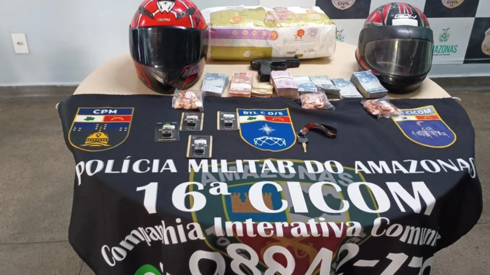 Polícia Militar prende assaltante após roubo a drogaria em Manaus