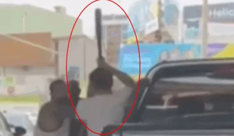 VEJA VÍDEO: motorista ataca outro com taco de beisebol durante briga de trânsito