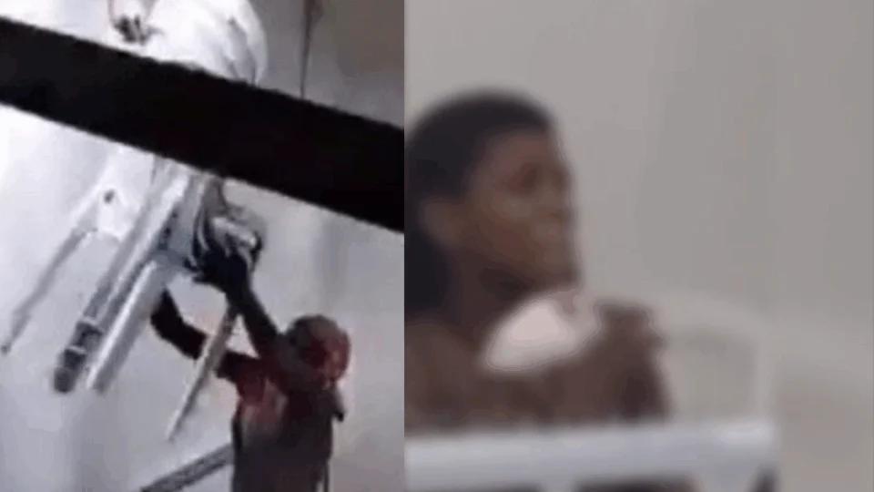 VEJA VÍDEO: homem é punido por ‘tribunal do crime’ após roubar igreja