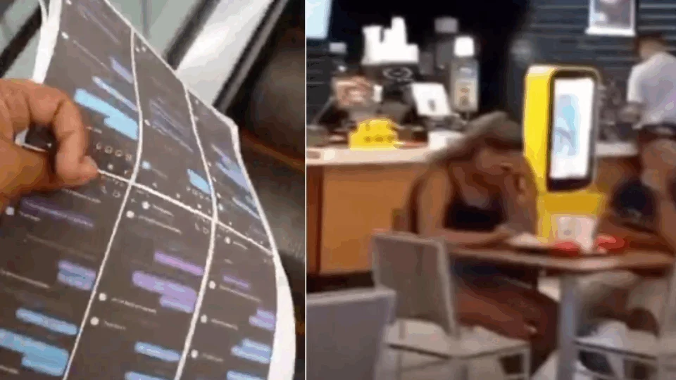 VEJA VÍDEO: com prints na mão, mulher flagra marido e amante em shopping