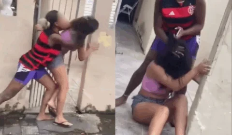 VEJA VÍDEO: mulher espanca susposta amante do marido após marcar encontro com ela