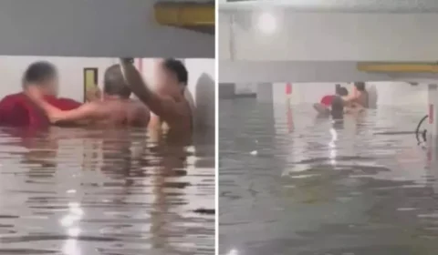 VEJA VÍDEO: idosa de 75 anos fica presa por três horas em elevador durante temporal