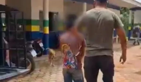 Vídeo: Homem é preso por descumprir medida protetiva contra criança 6 anos violada por ele