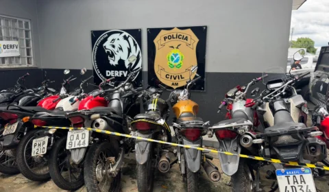 Polícia Civil realiza devolução de 20 motocicletas recuperadas em operação em Manacapuru