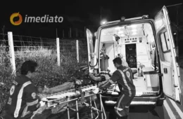 Ciclista é atingido por carro e fica gravemente ferido no bairro Novo Aleixo