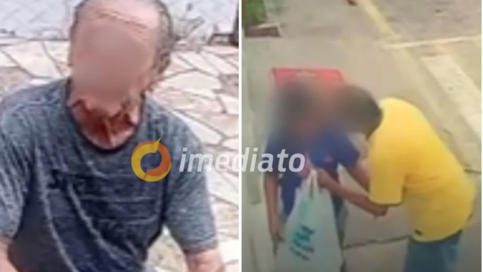 VEJA VÍDEO: moradores confrontam possível idoso que tentou beijar criança em Manaus