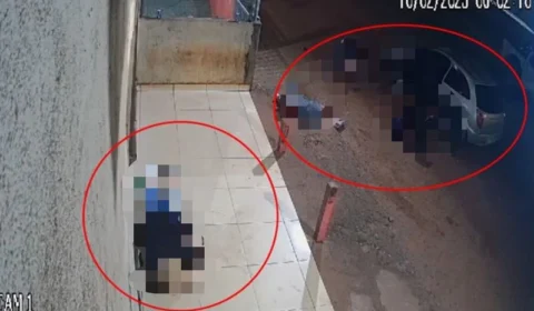 VEJA VÍDEO: casal tenta matar mulher em distribuidora por causa de rixa