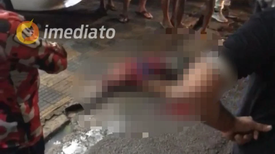 VEJA VÍDEO: homem é agredido na Itaúba após suspeita de roubar moto no bairro Coroado