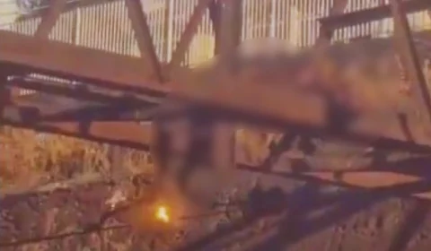 VEJA VÍDEO: homem morre eletrocutado ao furtar cabos em estação de trem