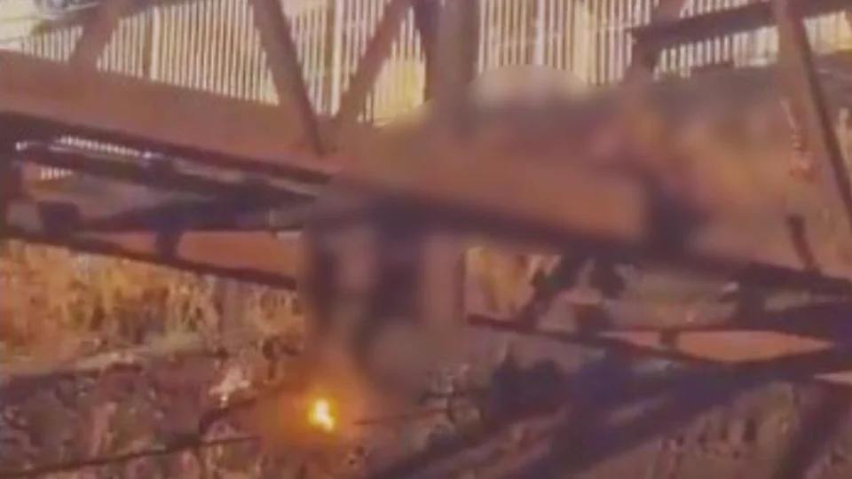 VEJA VÍDEO: homem morre eletrocutado ao furtar cabos em estação de trem