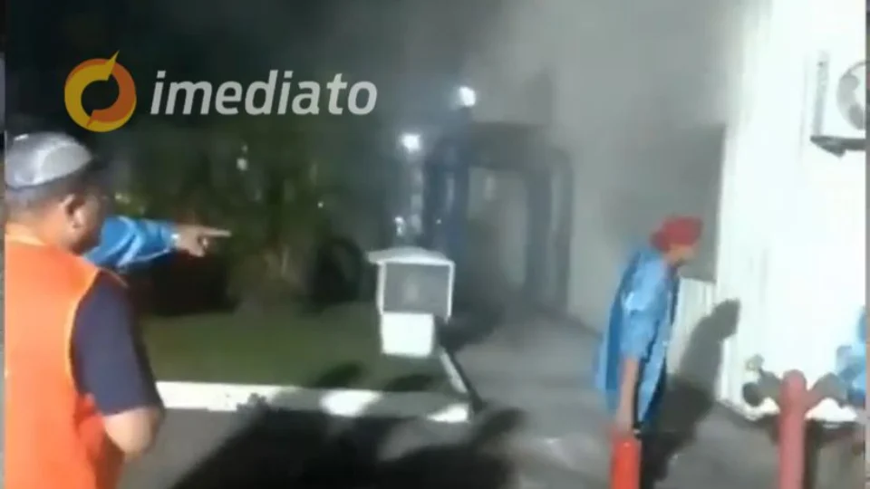 Princípio de incêndio atinge empresa no Distrito Industrial, em Manaus
