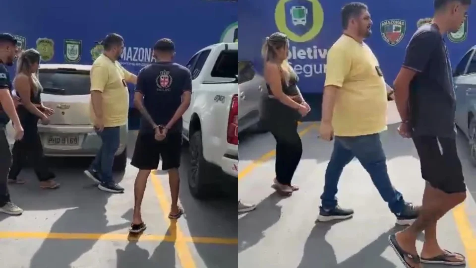 Casal suspeito de envolvimento em roubos de celulares é preso em Manaus