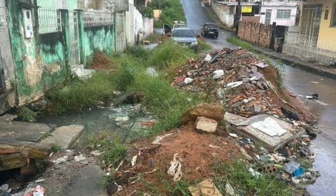 Obra inacabada da Prefeitura causa transtornos a moradores do bairro São Jorge em Manaus