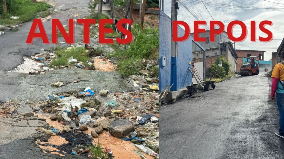 Após denúncia do Site Imediato, moradores do bairro Gilberto Mestrinho recebem asfalto novo