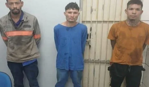 ROCAM prende trio com carro roubado e arma de fogo em Manaus