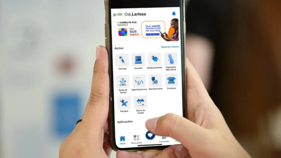 Usuários podem acessar dados e serviços pelo app Meu SUS Digital