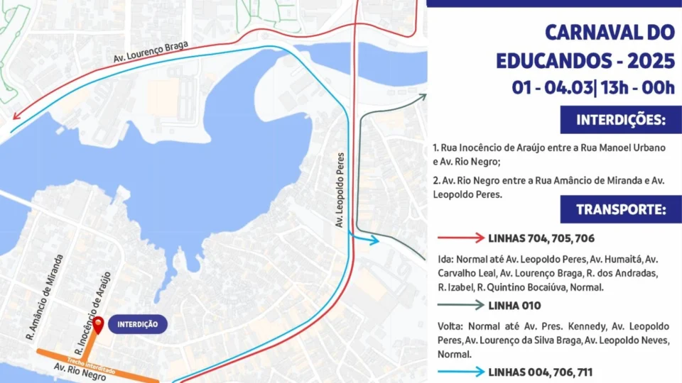 Confira esquema especial de trânsito e transporte para carnaval dos blocos