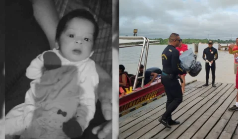 Vídeo: Corpo de bebê de 24 dias é encontrado após cair em rio durante colisão de barcos no Marajó