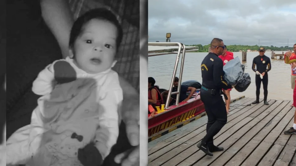 Vídeo: Corpo de bebê de 24 dias é encontrado após cair em rio durante colisão de barcos no Marajó