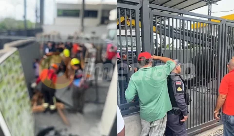 Funcionário de empresa tem a cabeça esmagada ao realizar entrega de pedra de mármore