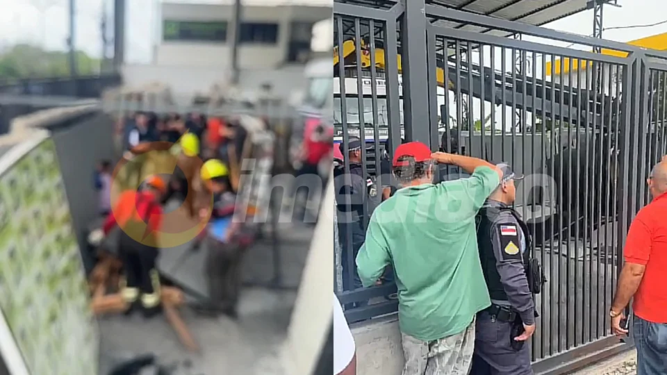 Funcionário de empresa tem a cabeça esmagada ao realizar entrega de pedra de mármore