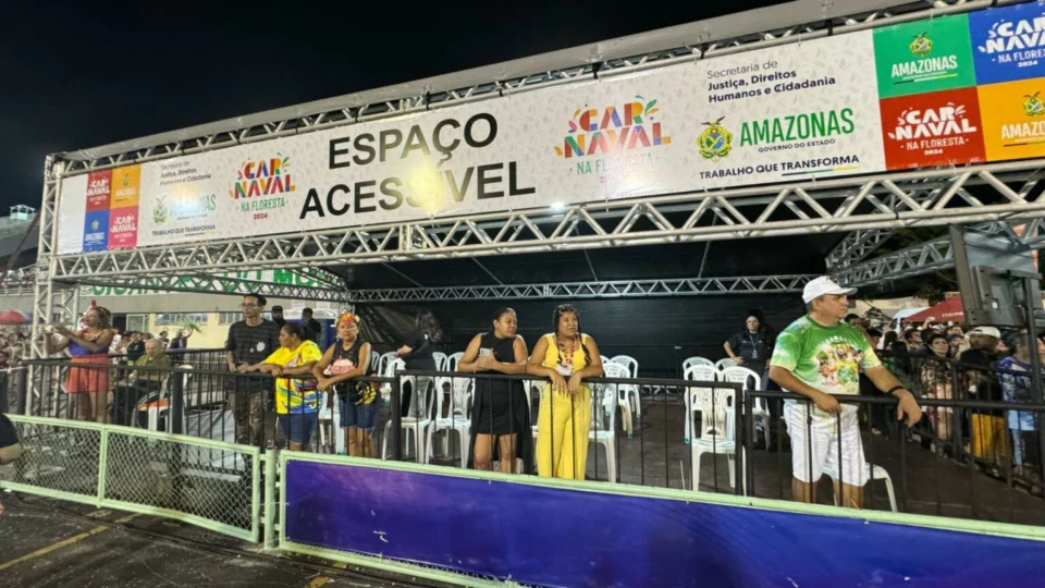 Espaço PcD estará disponível no desfile das escolas de samba e no Carnaboi