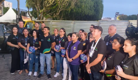 Sejusc realiza ação de conscientização sobre direitos humanos nas bandas da Bica e da Difusora