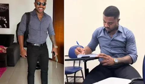 Davi capricha no look para o primeiro dia de aula, mas se atrasa para a faculdade