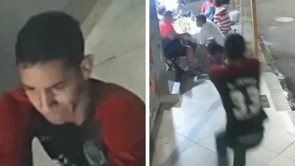 VEJA VÍDEO: pistoleiro tenta matar PM que conversava com amigos em bar