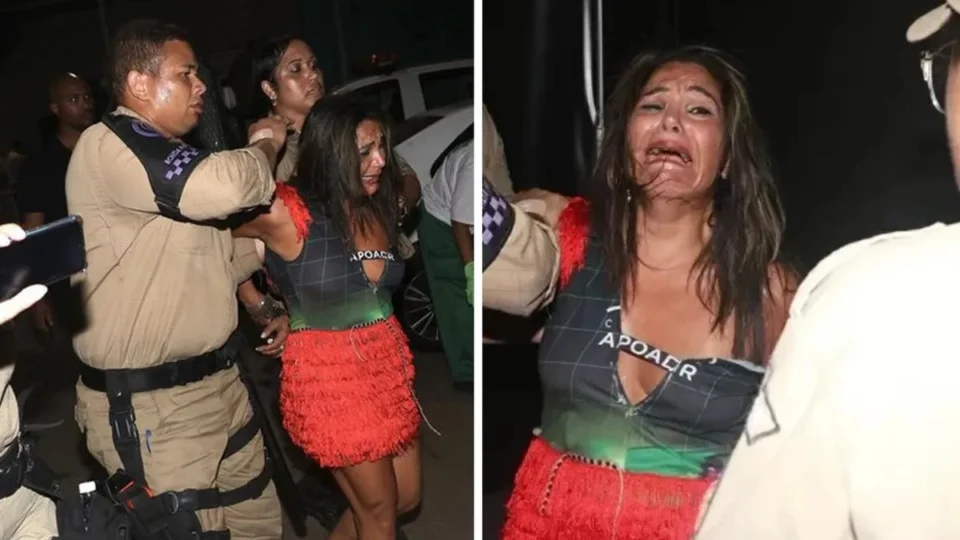 Mulher é presa após morder foliões e policiais em camarote da Sapucaí 