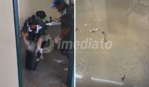 VÍDEO: UBSs recém-inauguradas na Zona Leste de Manaus ficam alagadas durante forte chuva
