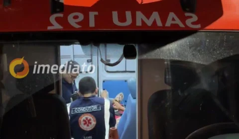 Colisão entre motocicletas deixa passageira ferida no bairro Cachoeirinha, em Manaus