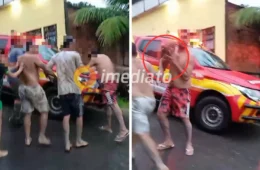 VEJA VÍDEO: moradores se revoltam com viaturas durante resgate em deslizamento no Fazendinha
